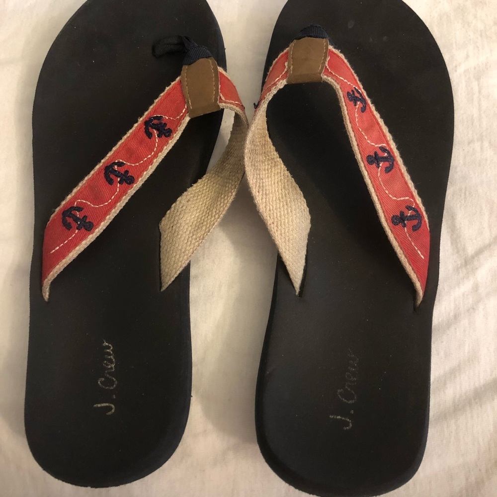 J. Crew flip flops- women’s 7.5